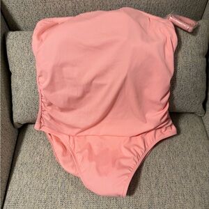 XL NWT 16 Pink Swimsuit with straps one piece